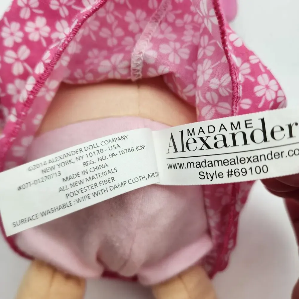 Madame Alexander First Baby Cloth Doll Plush 14